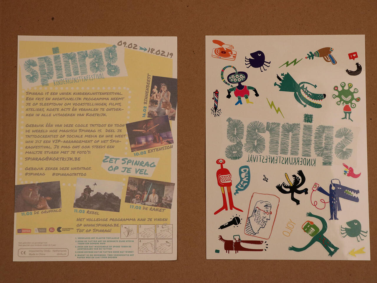 Transfer tattoo A4 size (297x210mm)  image