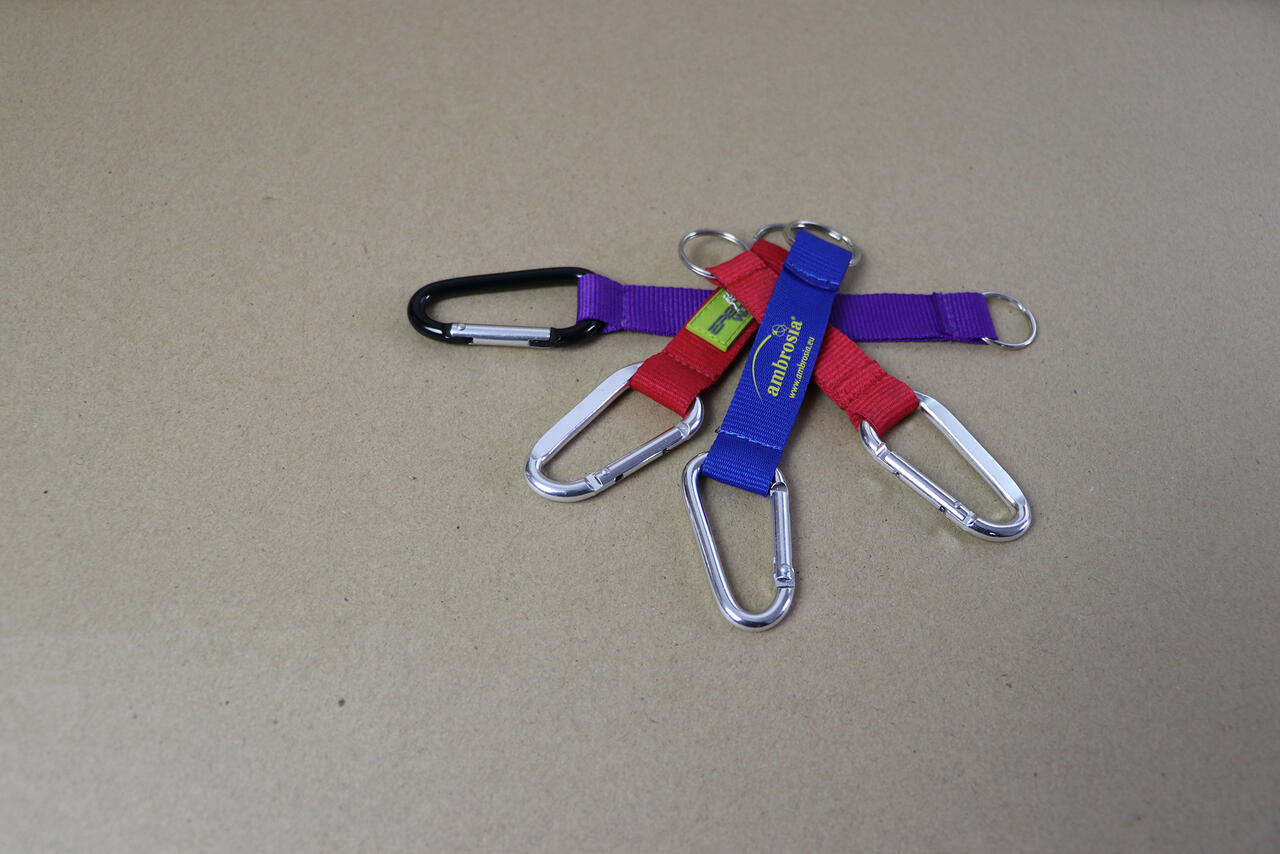 Schlüsselanhänger Aluminium Karabiner image