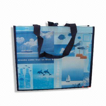Sac réutilisable en PP non-tissé 62x76x13cm personnalisé image