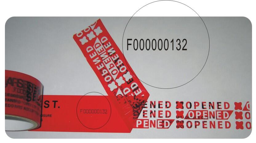 Sicherheits-Siegelband in individuellem Design 40mm x 50m image