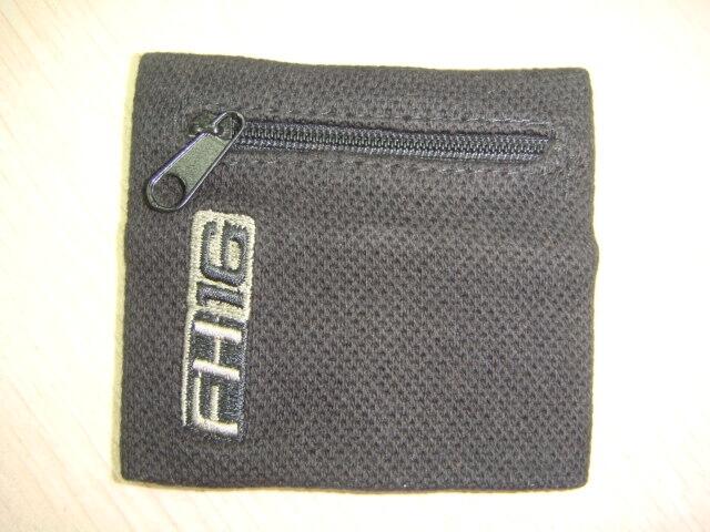 Custom embroidered sweatband with pocket for valuables image