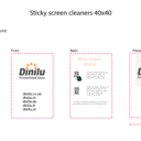 Mittelgroße Handy Cleaner mit individuellem Druck image