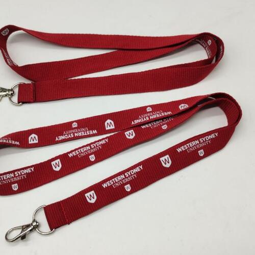 Einfache Schlüsselbänder mit Siebdruck, 2 cm breit Einfaches, mit Siebdruck bedrucktes Schlüsselband, 2 cm breit, Bild