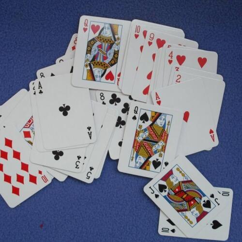 Extra small size custom printed playing cards Mini size playing cards image