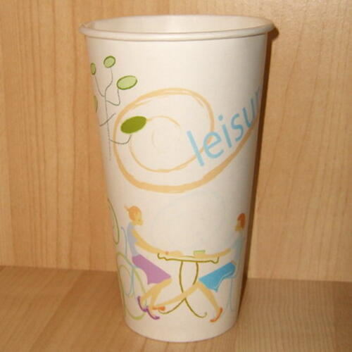 Gobelet en carton 620ml simple paroi avec impression personnalisée image