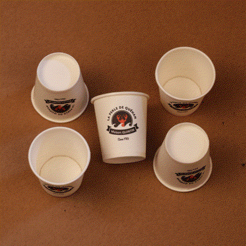 Einwandiger Papierprobenbecher 60ml mit Ihrem individuellen Aufdruck abbildung Einwandiger Papierprobenbecher 60ml mit Ihrem individuellen Aufdruck