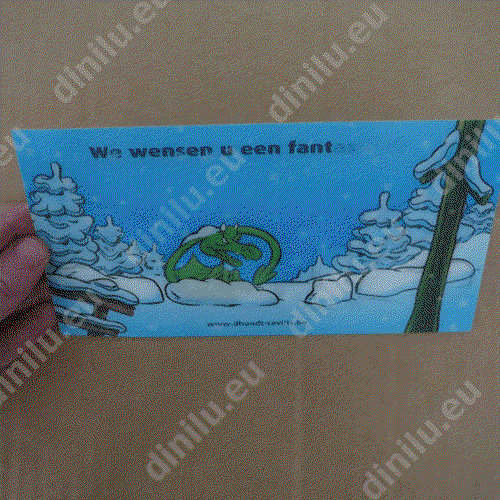 individueller Lentikulardruck mit Animationseffekt Lentikulardruck im individuellen Design 120x170mm image